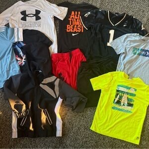 Reebok Charcoal Windbreaker and huge lot of boys clothes